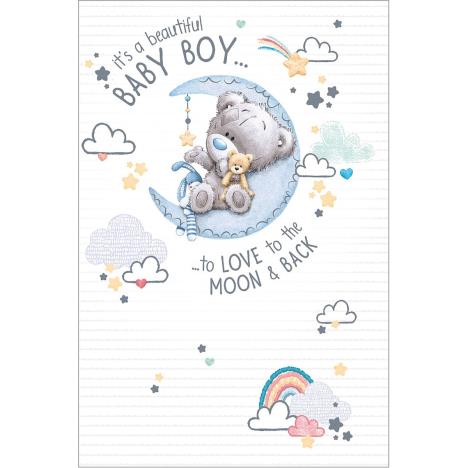 Beautiful Baby Boy Me to You Bear New Baby Card £1.89